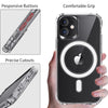 12 Magnetic Phone Case Transparent Protective Cover