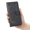 Flower Butterfly Embossed Leather Case